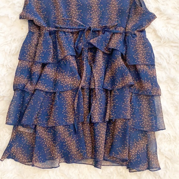 Cecico sheer v-neck ruffled blouse tank top - Picture 6 of 7